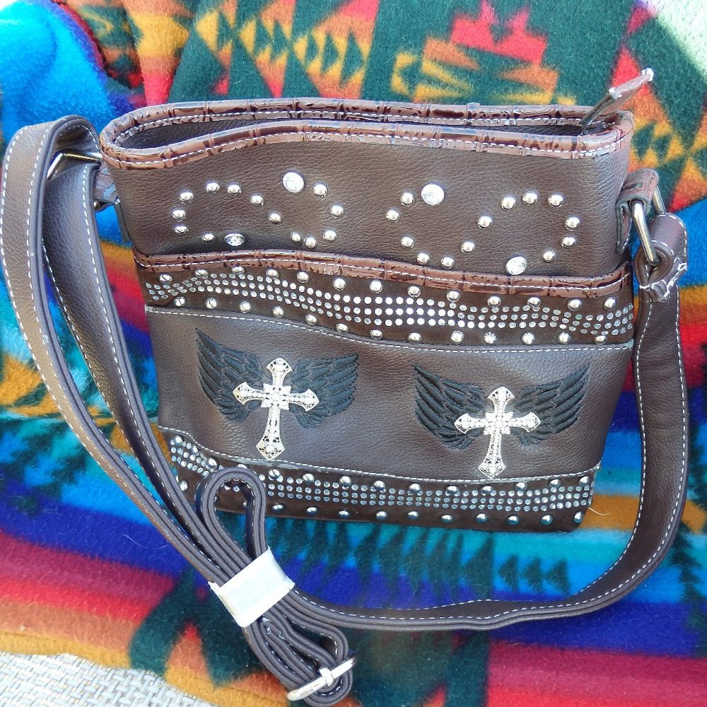 Cowgirl Cross studded purse
